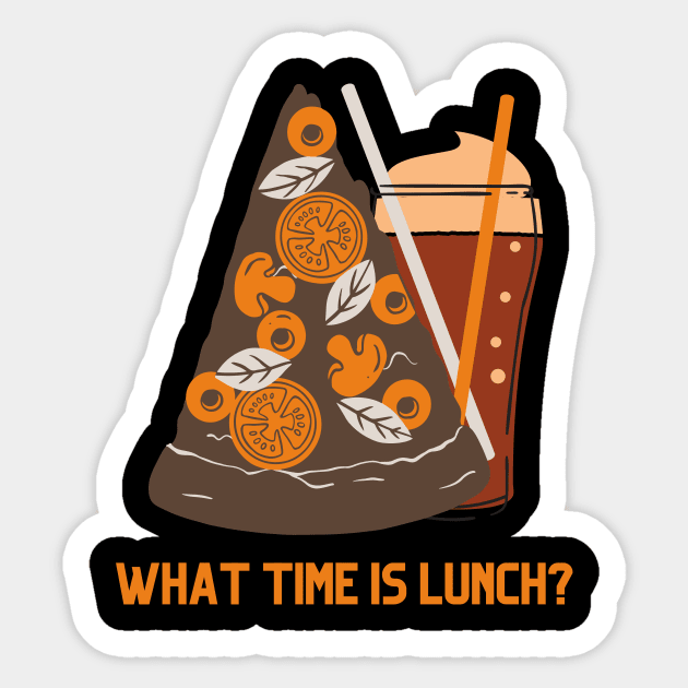 What Time Is Lunch? Sticker by nathalieaynie